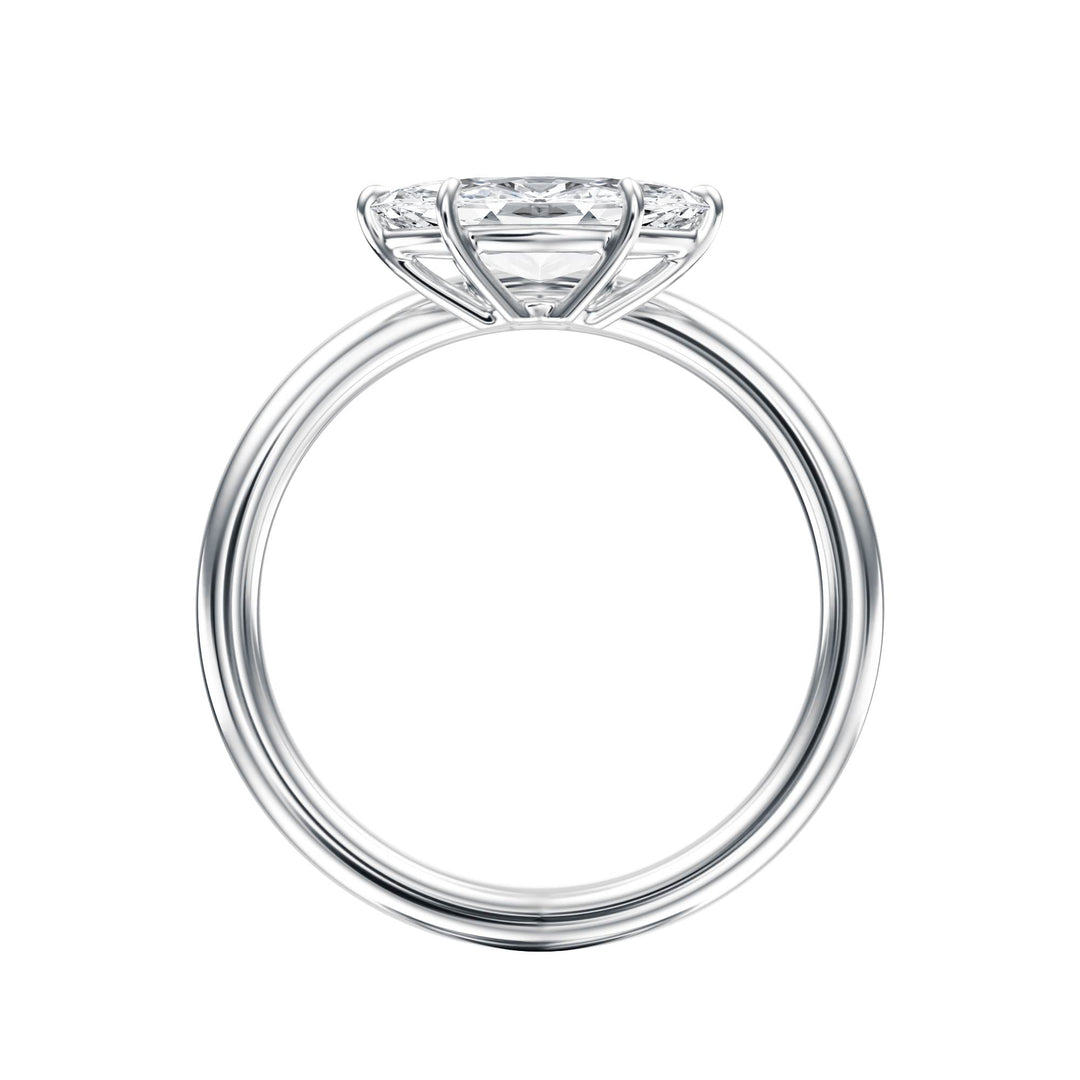 Contour Marquise Diamond Engagement Ring - R1064 in Ring by 18 KARATS INC.
