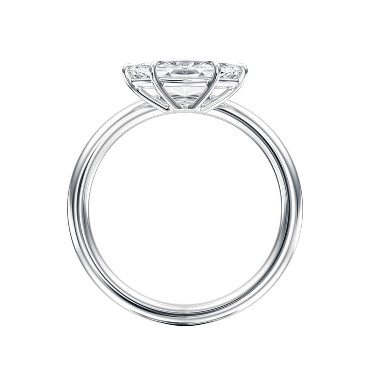 Contour Marquise Diamond Engagement Ring - R1064 in Ring by 18 KARATS INC.