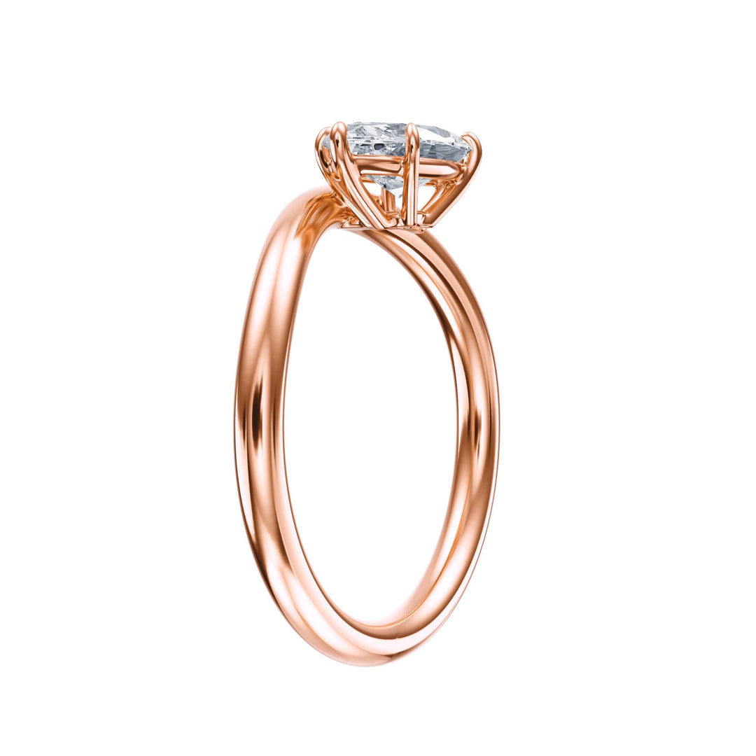 Contour Marquise Diamond Engagement Ring - R1064 in Ring by 18 KARATS INC.