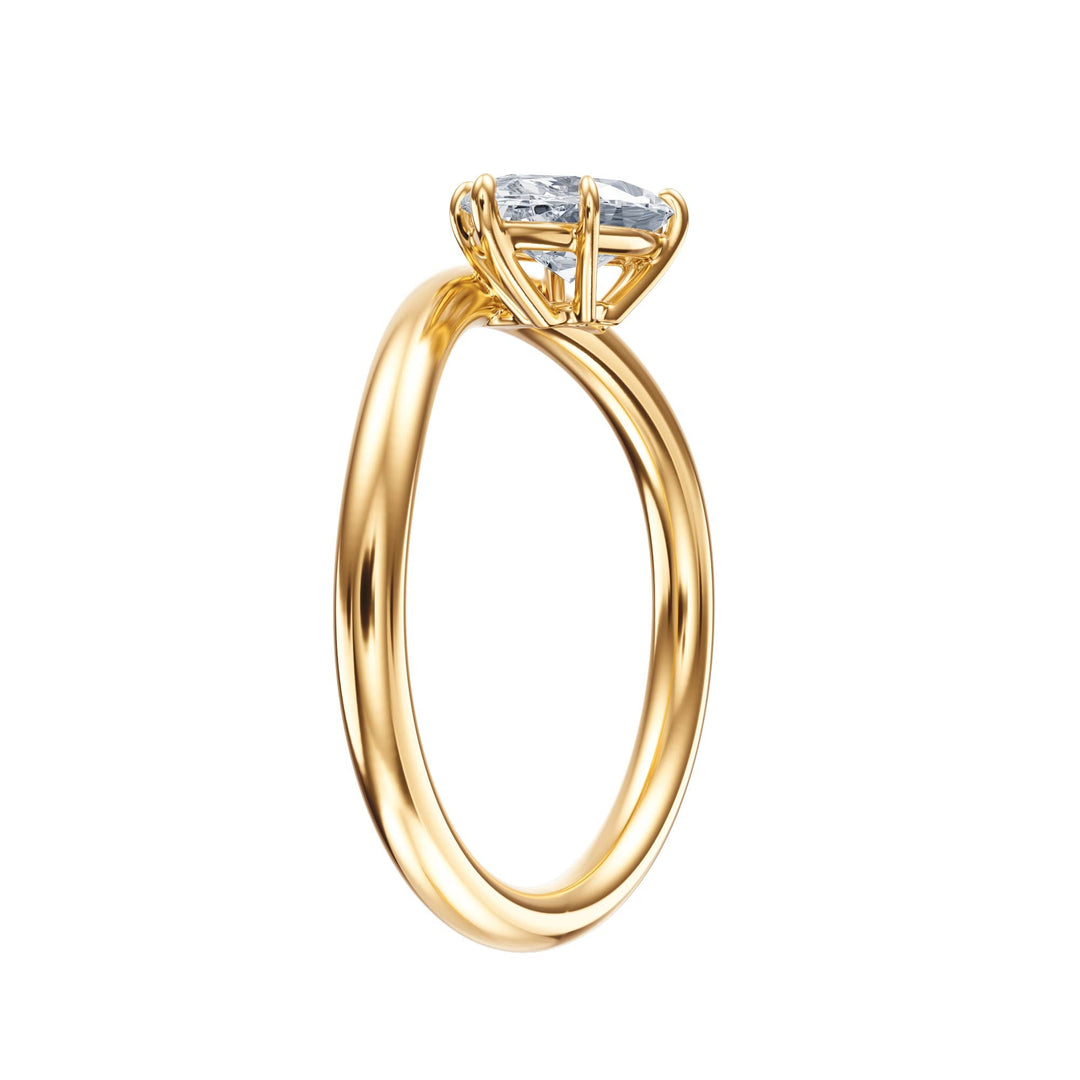 Contour Marquise Diamond Engagement Ring - R1064 in Ring by 18 KARATS INC.
