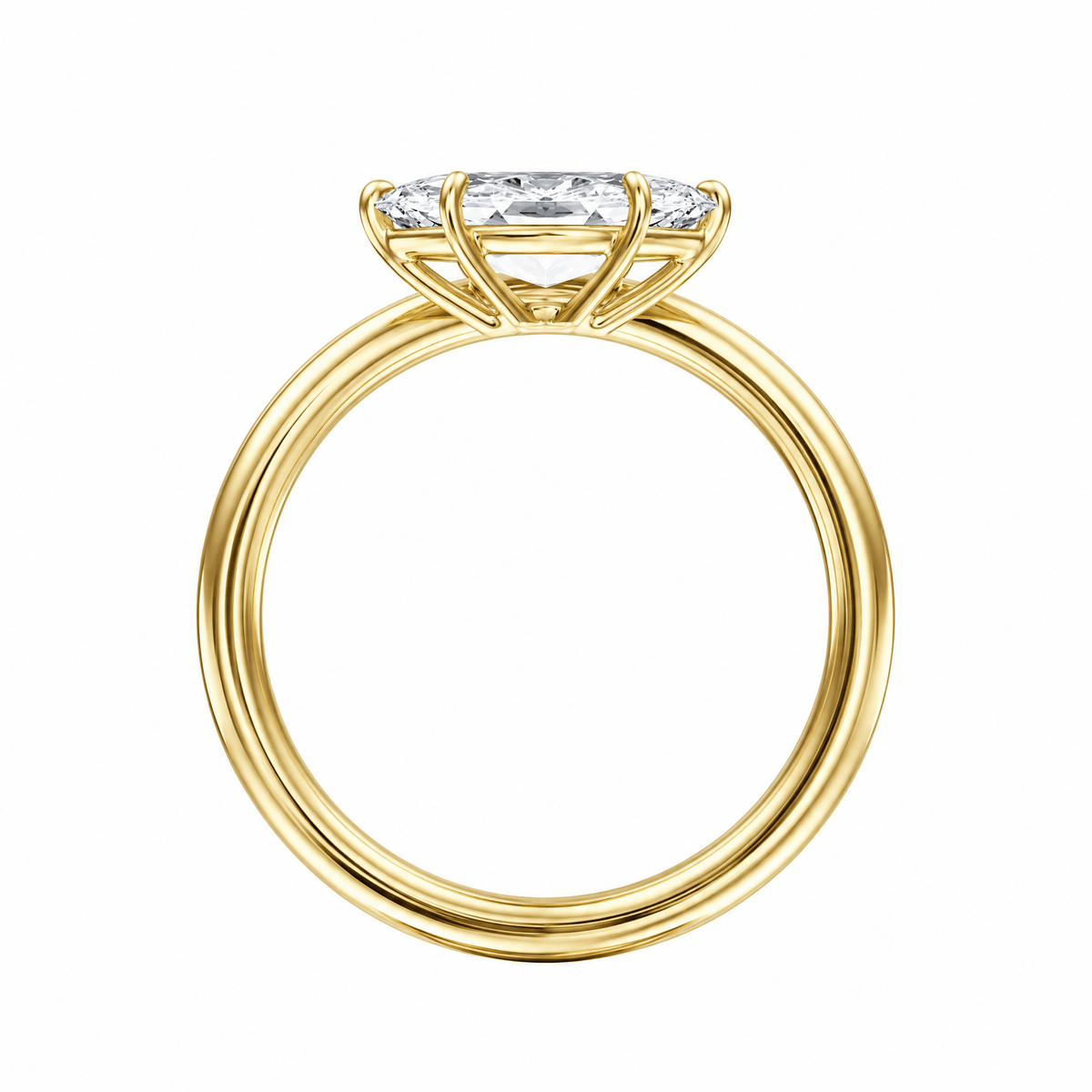 Contour Marquise Lab Diamond Ring in Ready Rings by 18 KARATS INC.