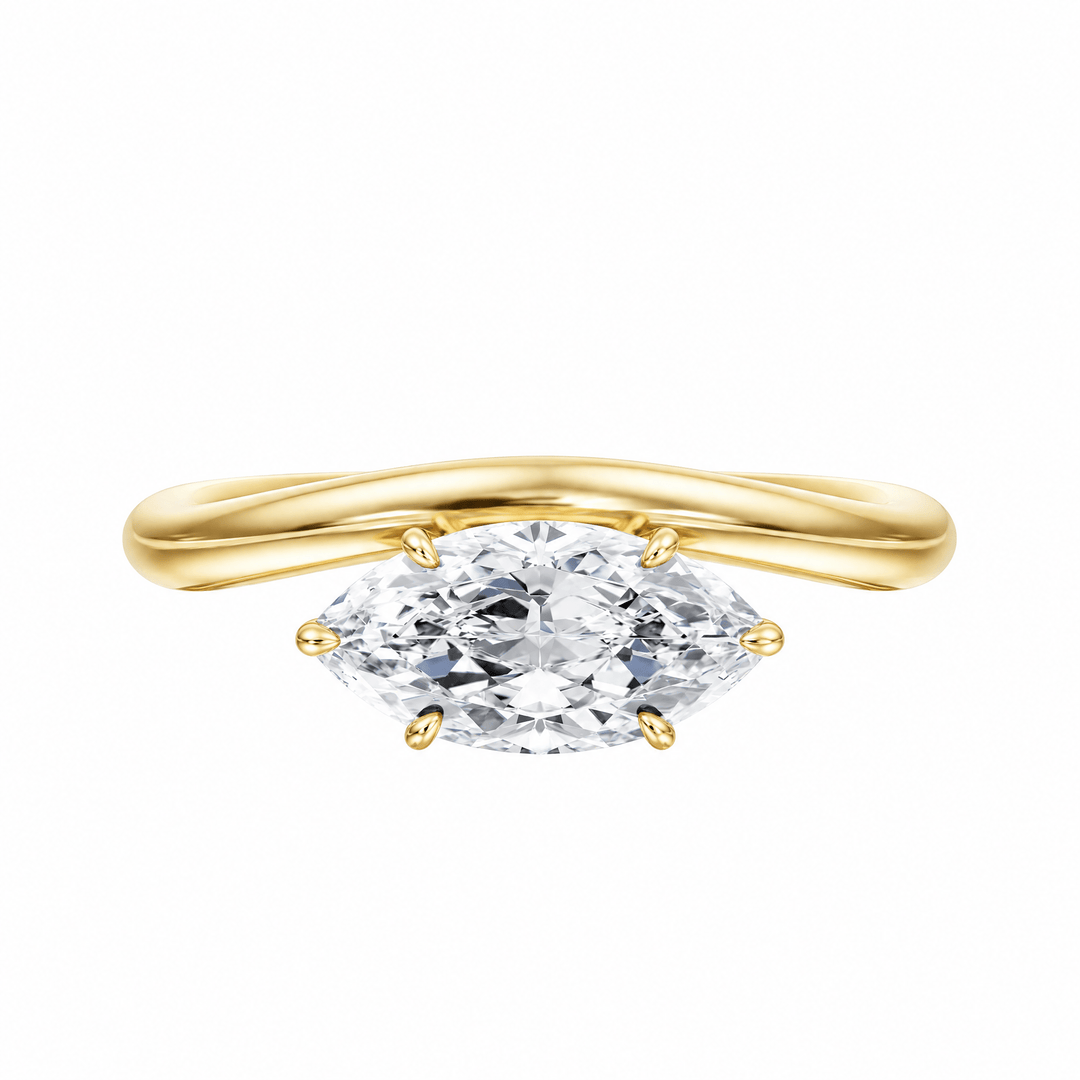 Contour Marquise Lab Diamond Ring in Ready Rings by 18 KARATS INC.