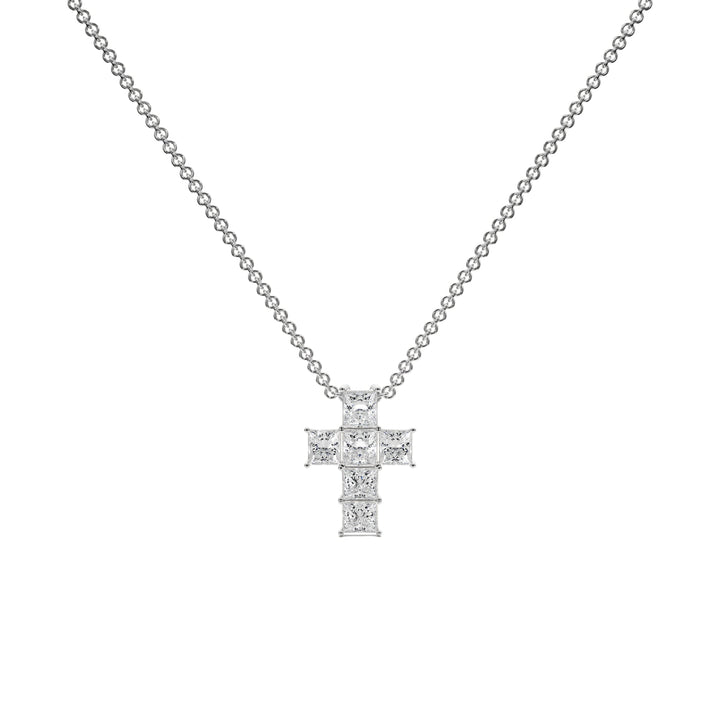 Cross Pendant - P1107 in Necklace by 18 KARATS