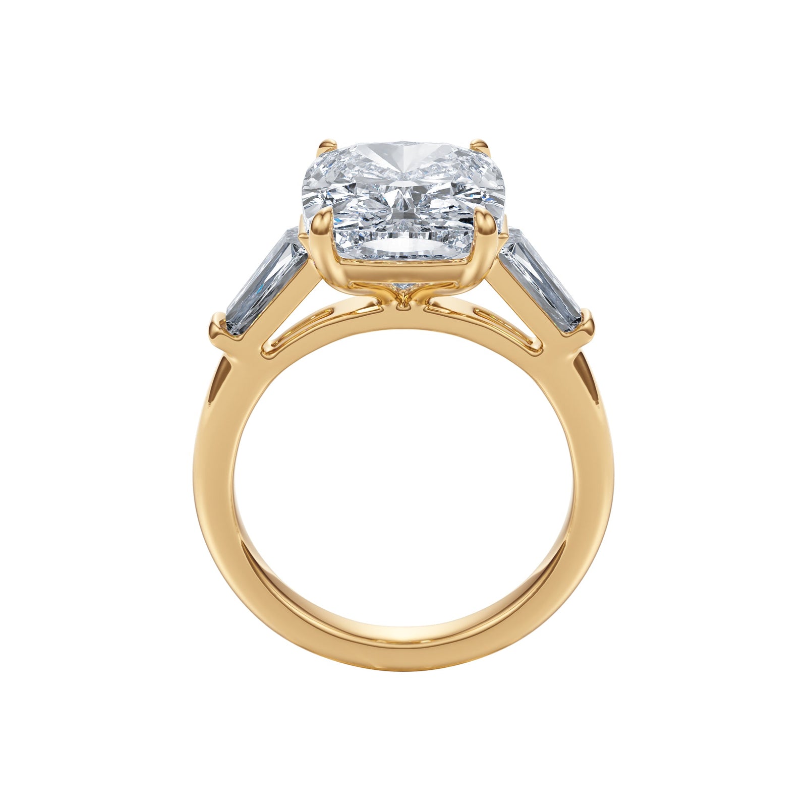 Cushion Royale Diamond Ring - R1033 in Ring by 18 KARATS