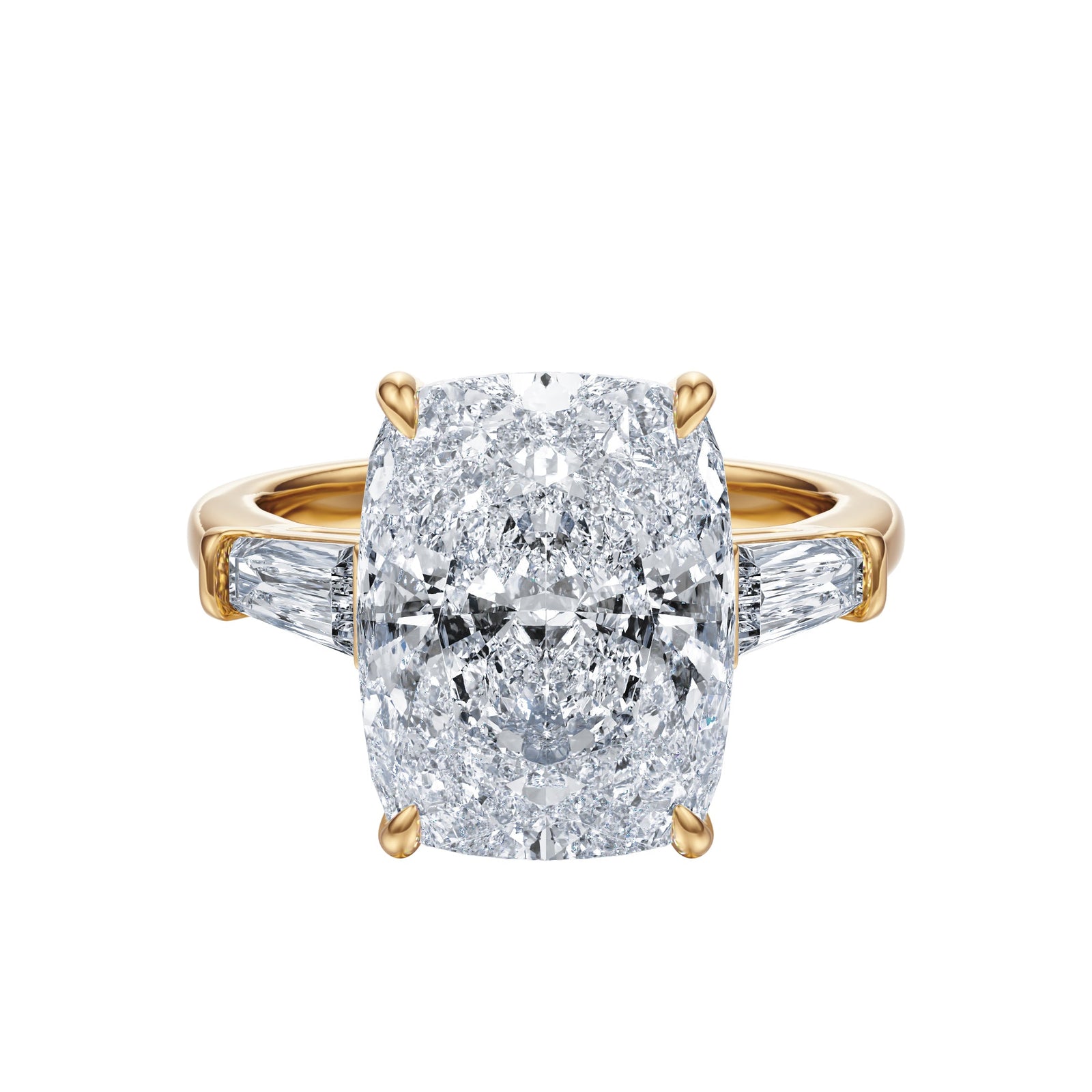 Cushion Royale Diamond Ring - R1033 in Ring by 18 KARATS
