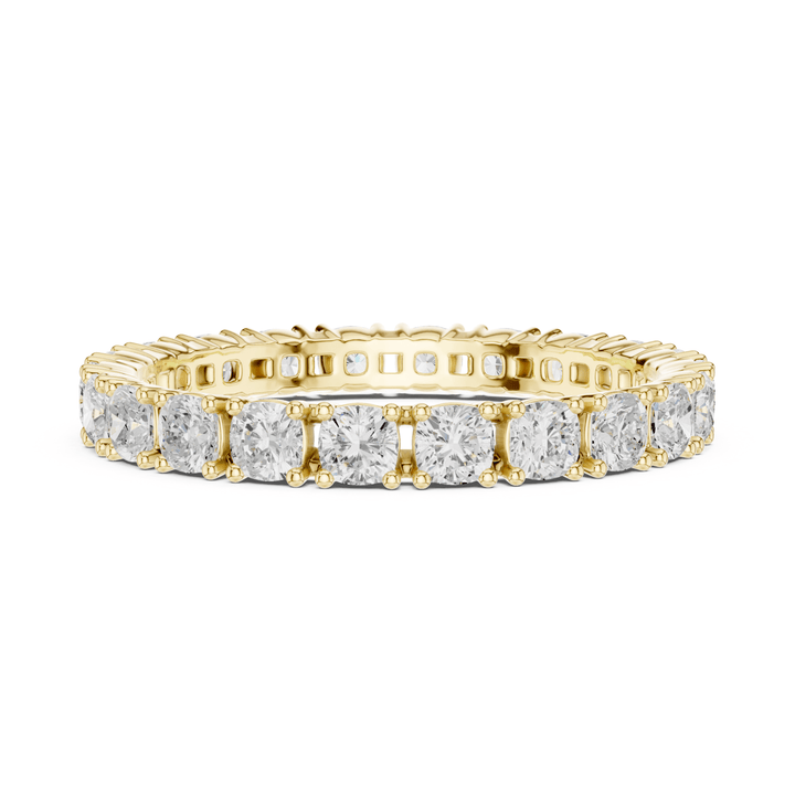 Cushion Square 1.24 ctw Diamond Eternity Band - B1180 in Wedding Bands by 18 KARATS INC.