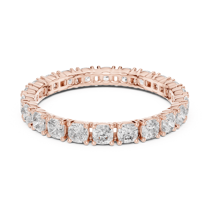 Cushion Square 1.24 ctw Diamond Eternity Band - B1180 in Wedding Bands by 18 KARATS INC.