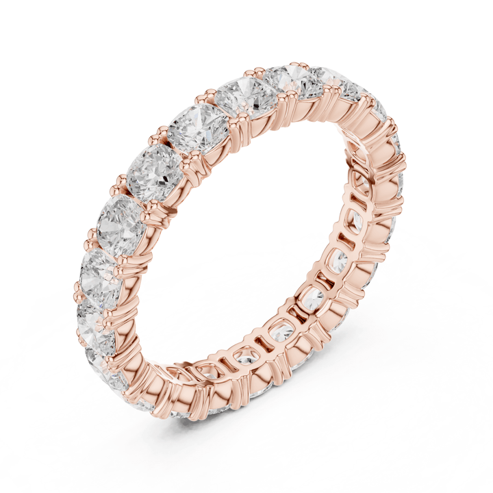 Cushion Square Cut 2.8 ctw Diamond Eternity Band - B1184 in Wedding Bands by 18 KARATS INC.