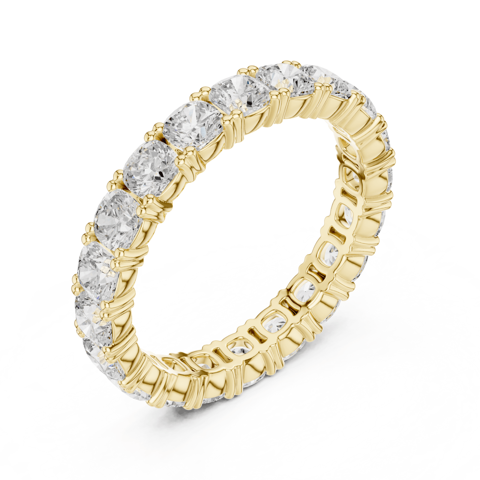 Cushion Square Cut 2.8 ctw Diamond Eternity Band - B1184 in Wedding Bands by 18 KARATS INC.