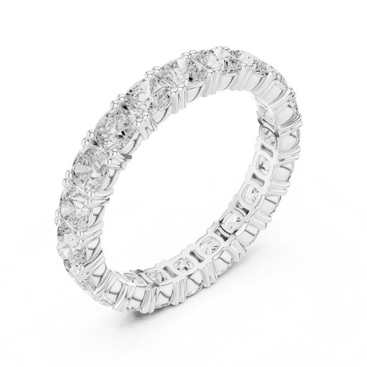 Cushion Square Cut 2.8 ctw Diamond Eternity Band - B1184 in Wedding Bands by 18 KARATS INC.