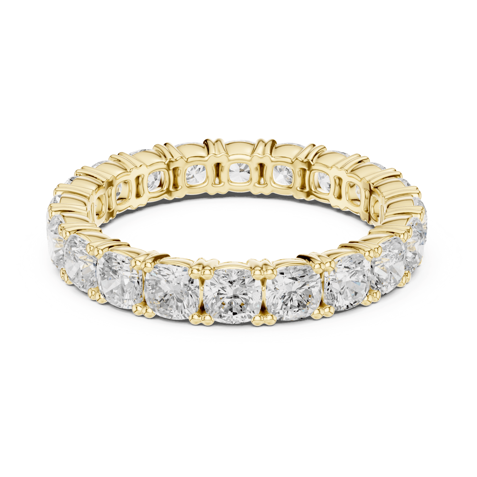 Cushion Square Cut 2.8 ctw Diamond Eternity Band - B1184 in Wedding Bands by 18 KARATS INC.