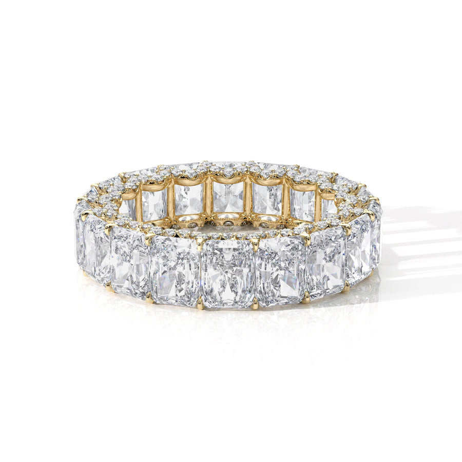 Diamond Bad - B1021 in Wedding Bands by 18 KARATS