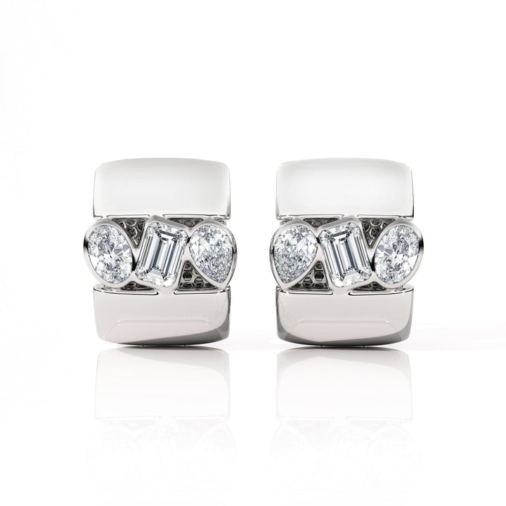 Earrings "Piece of Peace" - SC1004 in Ring by 18 KARATS