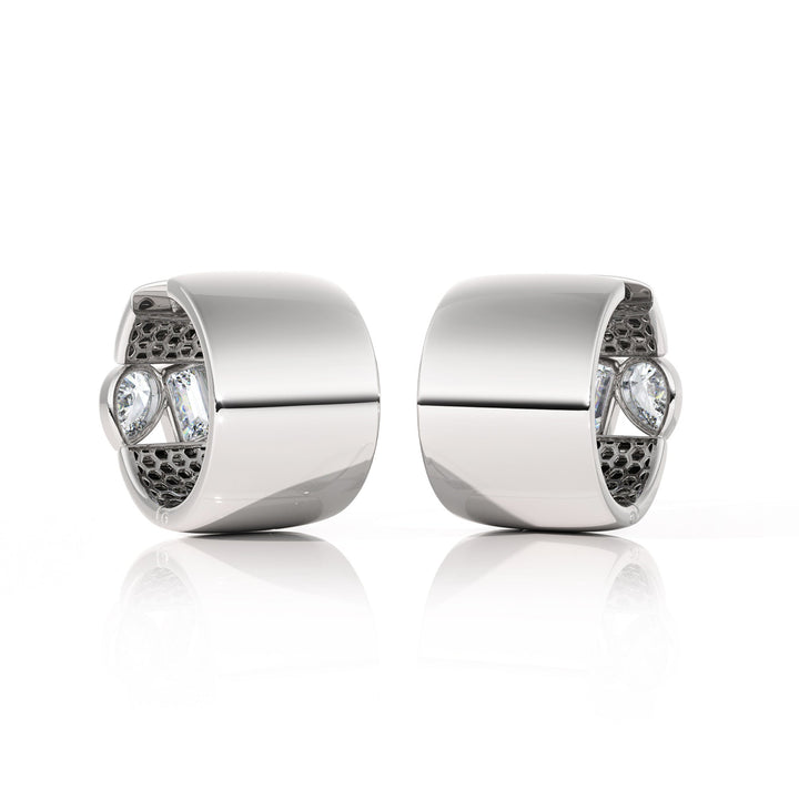 Earrings "Piece of Peace" - SC1004 in Ring by 18 KARATS