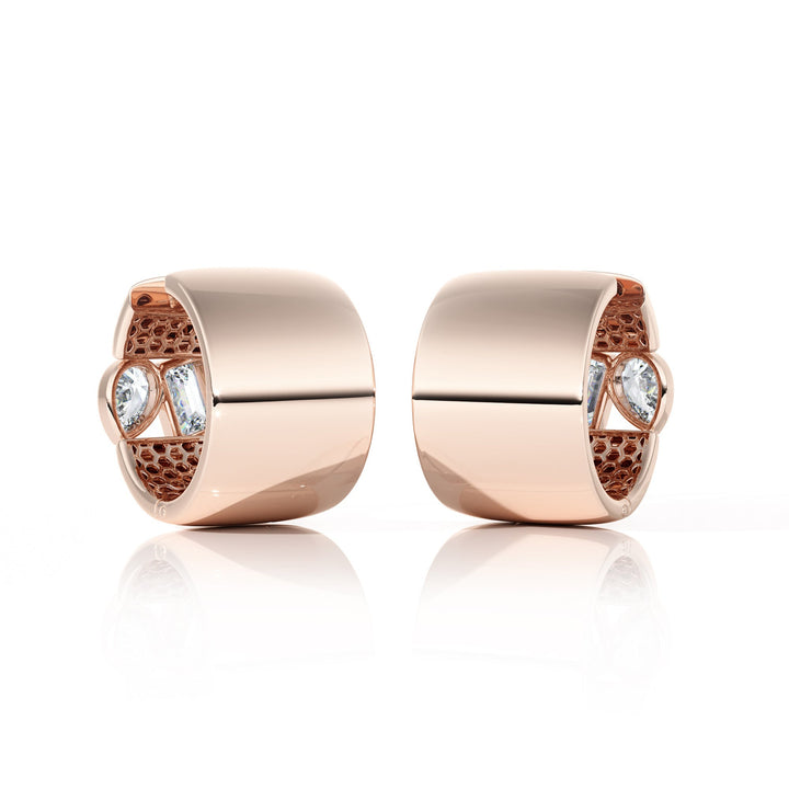 Earrings "Piece of Peace" - SC1004 in Ring by 18 KARATS