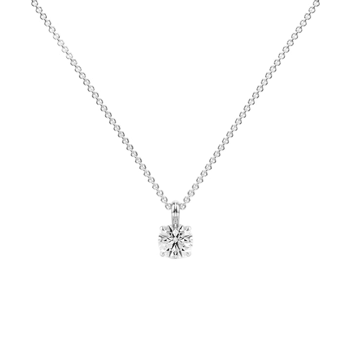 Elegant Shine Single Bail Pendant — P1103 in Necklace by 18 KARATS