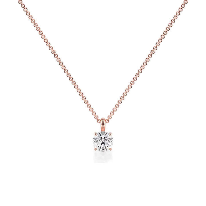 Elegant Shine Single Bail Pendant — P1103 in Necklace by 18 KARATS