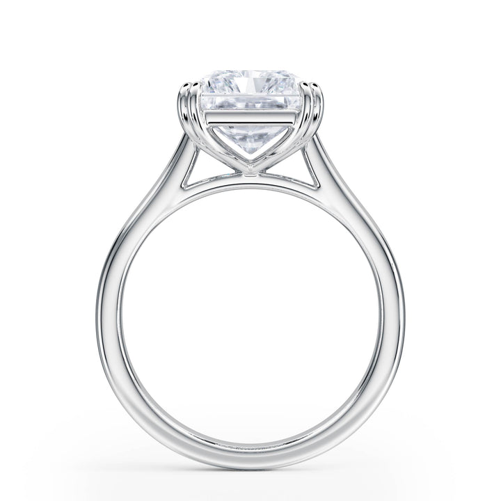 Elevé Cathedral Radiant Diamond Engagement Ring - R1225 in Ring by 18 KARATS INC.