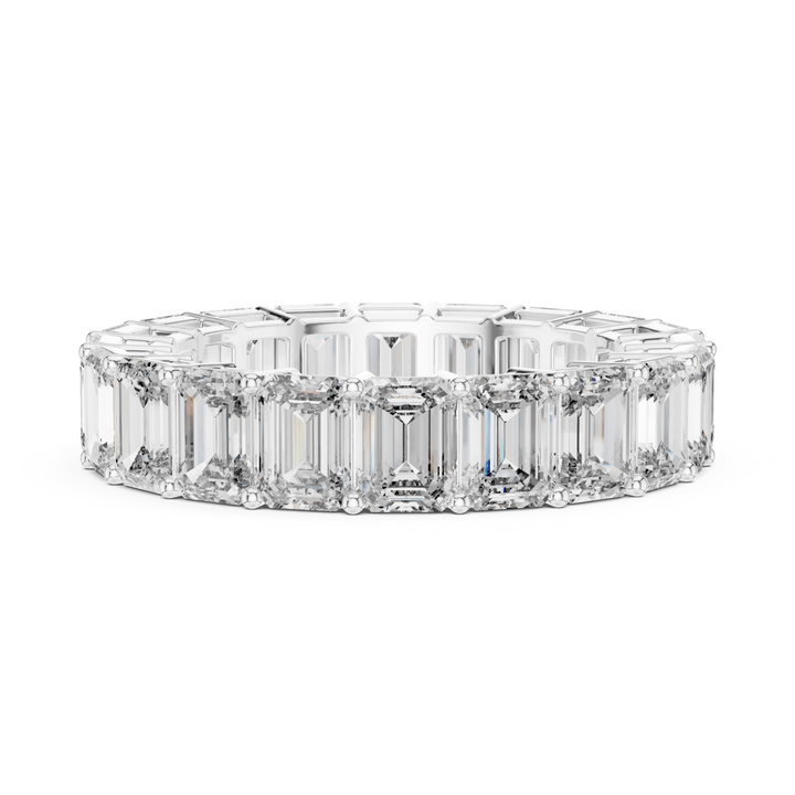 Emerald Cut 6 ctw Diamond Eternity Band - B1123 in Wedding Bands by 18 KARATS INC.