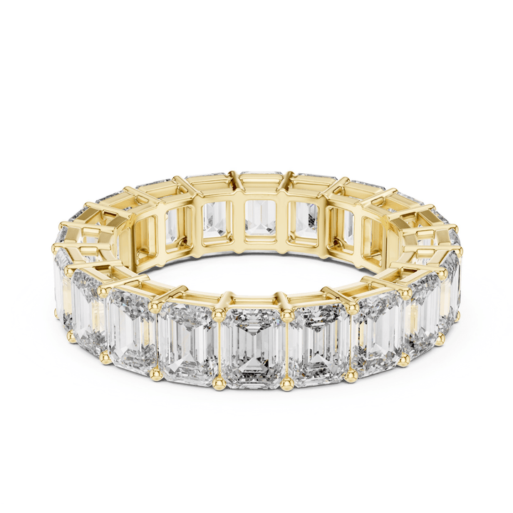 Emerald Cut 6 ctw Diamond Eternity Band - B1123 in Wedding Bands by 18 KARATS INC.