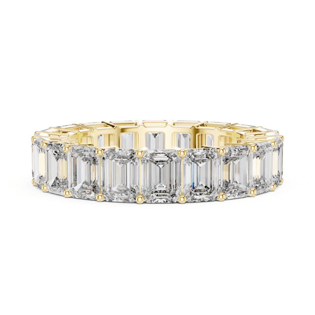 Emerald Cut 6 ctw Diamond Eternity Band - B1123 in Wedding Bands by 18 KARATS INC.