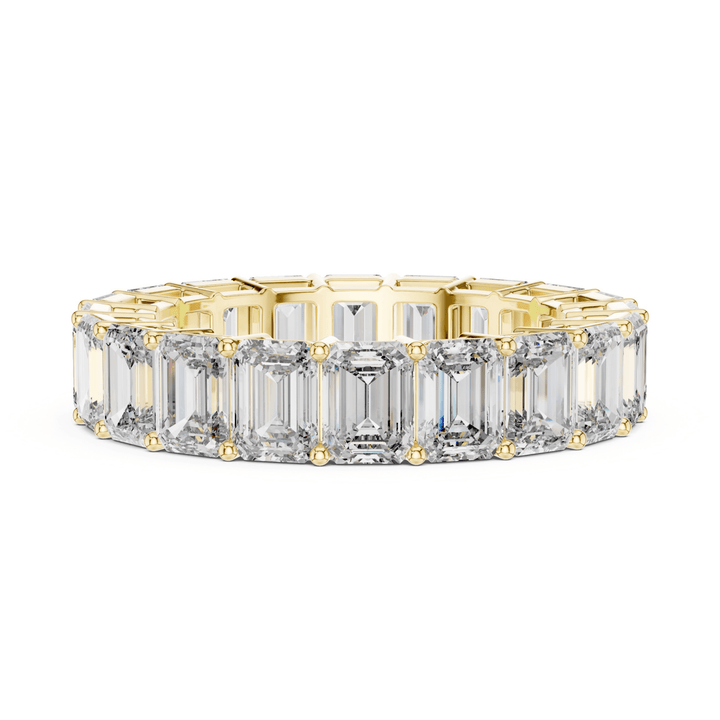 Emerald Cut 6 ctw Diamond Eternity Band - B1123 in Wedding Bands by 18 KARATS INC.