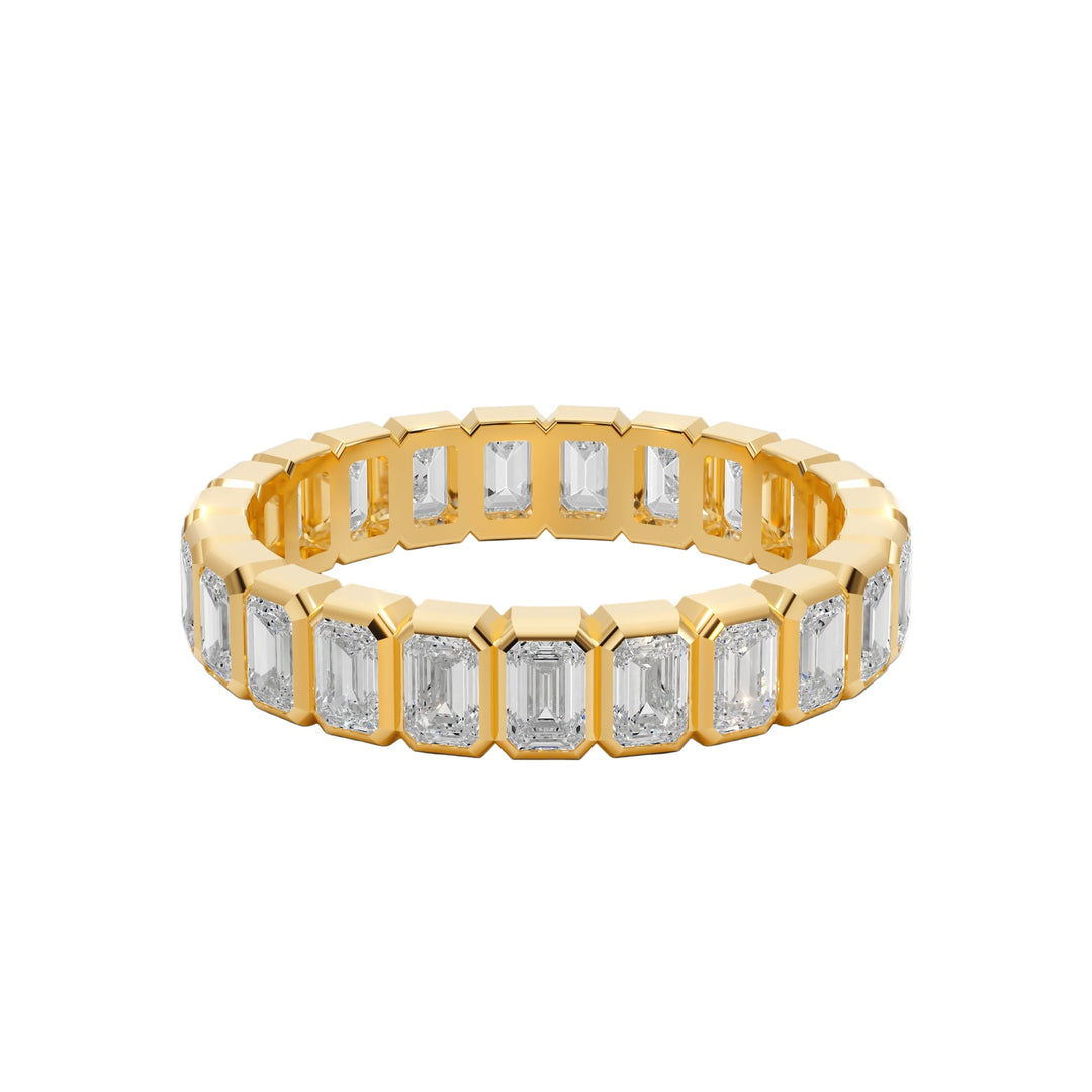 Emerald Mirage - B1014 in Wedding Bands by 18 KARATS