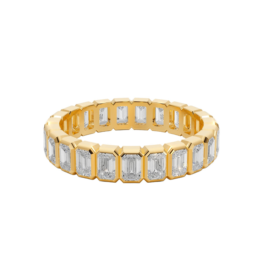 Emerald Mirage - B1014 in Wedding Bands by 18 KARATS