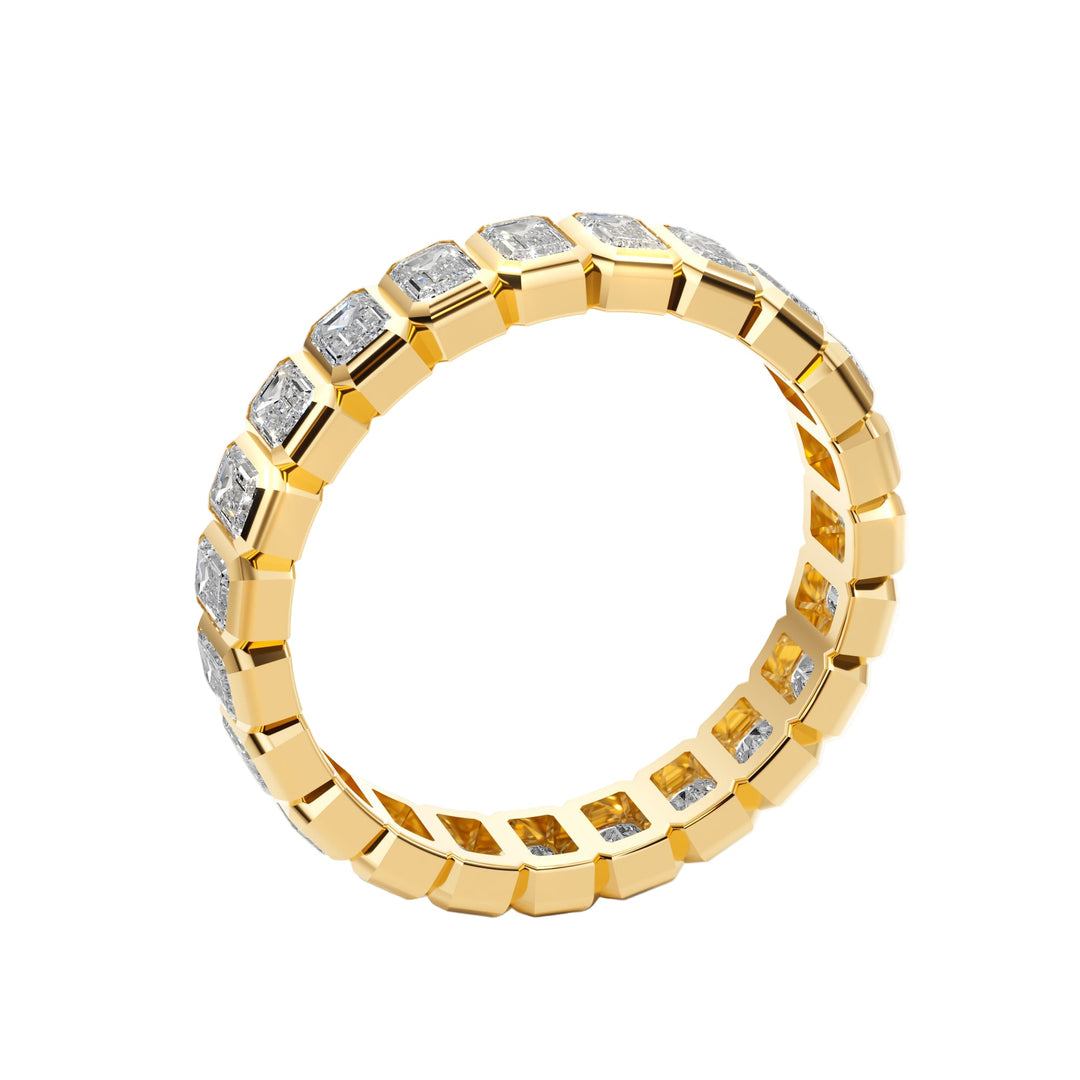 Emerald Mirage - B1014 in Wedding Bands by 18 KARATS