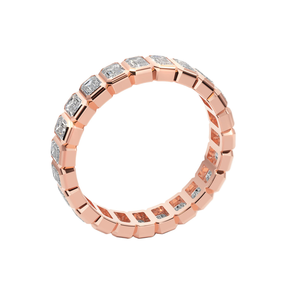 Emerald Mirage - B1014 in Wedding Bands by 18 KARATS