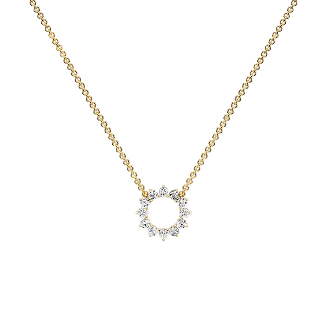 Eternal Love Pendant — P1104 in Necklace by 18 KARATS