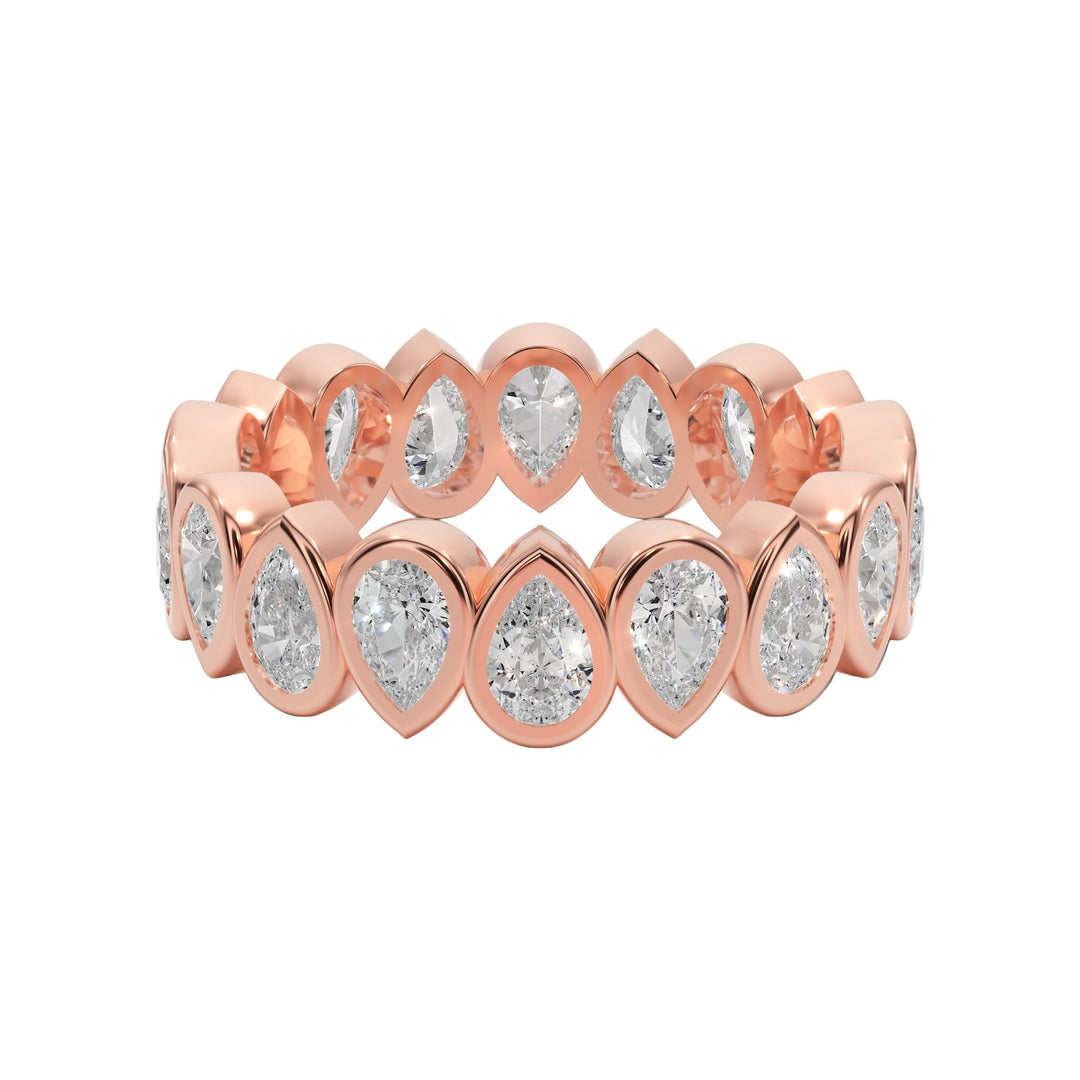 Eternity Pear Shape Diamond Band - B1017 in by 18 KARATS