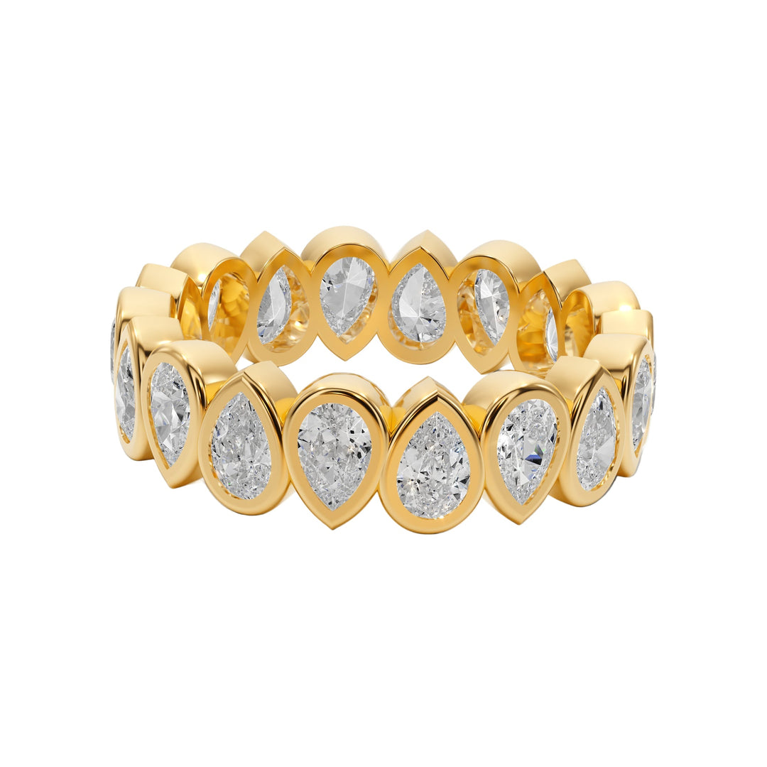 Eternity Pear Shape Diamond Band - B1017 in by 18 KARATS