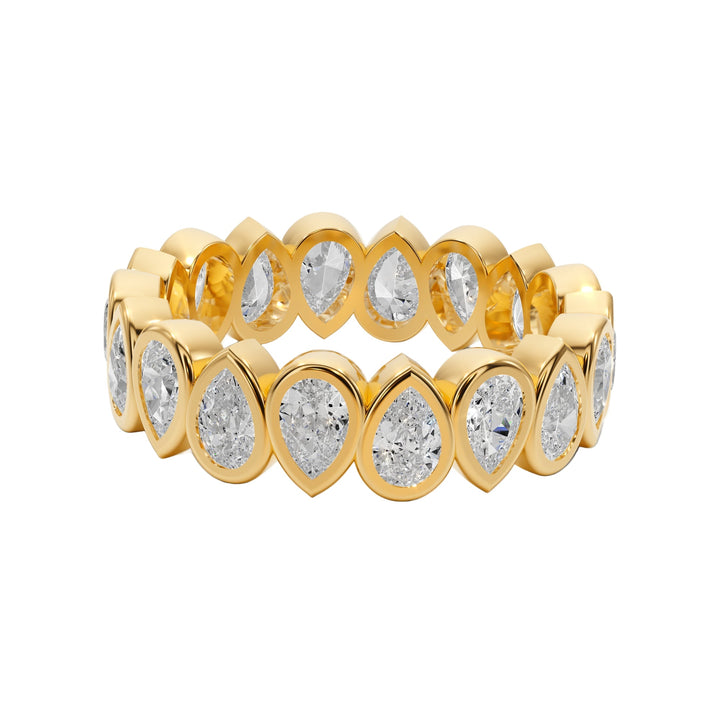 Eternity Pear Shape Diamond Band - B1017 in by 18 KARATS
