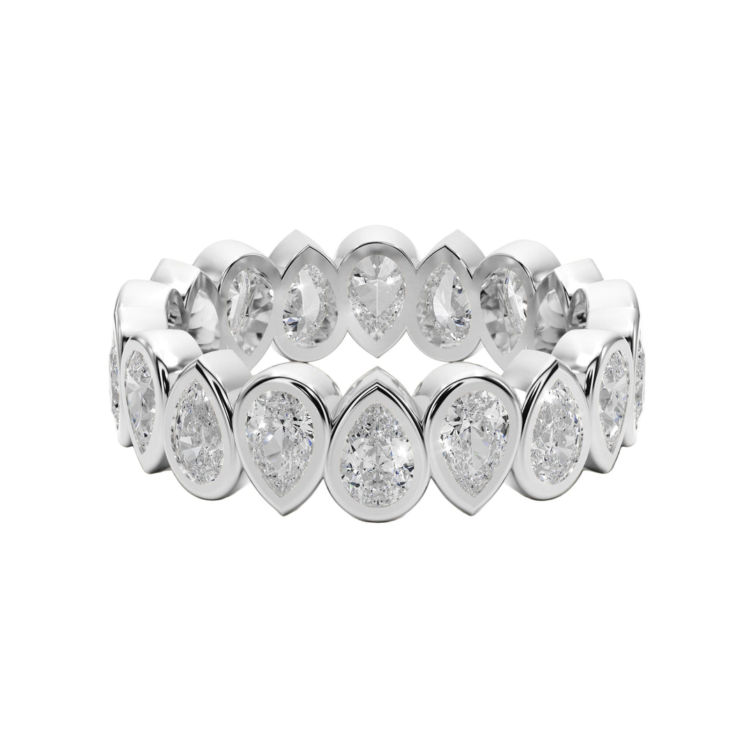 Eternity Pear Shape Diamond Band - B1017 in by 18 KARATS