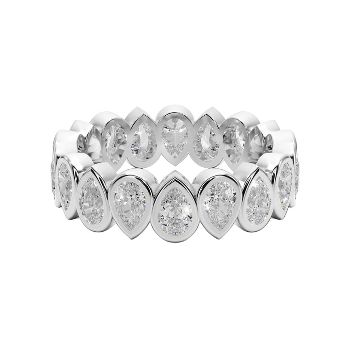 Eternity Pear Shape Diamond Band - B1017 in by 18 KARATS