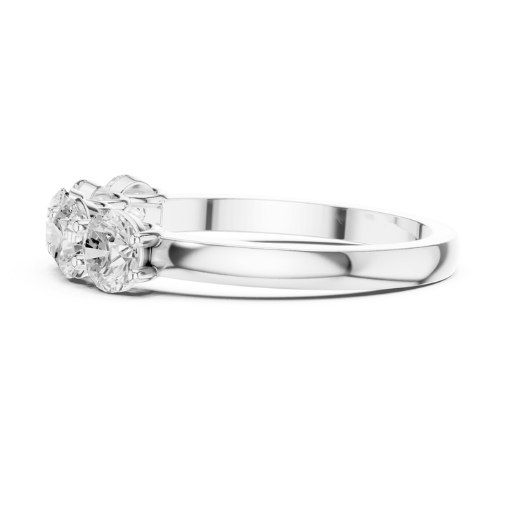 Five Stone Round 1.5 ctw Diamond Band - B1143 in Wedding Bands by 18 KARATS INC.