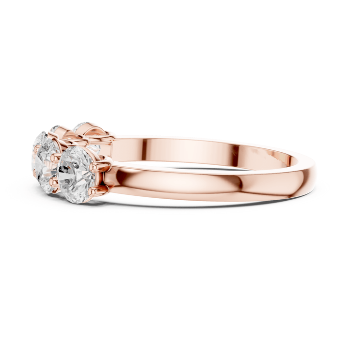 Five Stone Round 1.5 ctw Diamond Band - B1143 in Wedding Bands by 18 KARATS INC.
