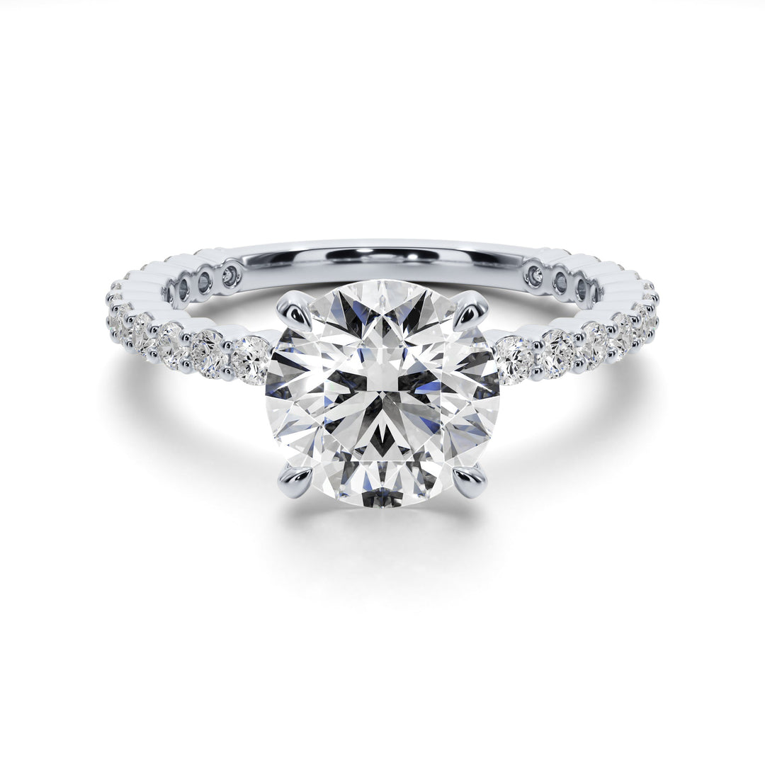 Forever Sparkle Engagement Ring -  R1201 in Ring by 18 KARATS
