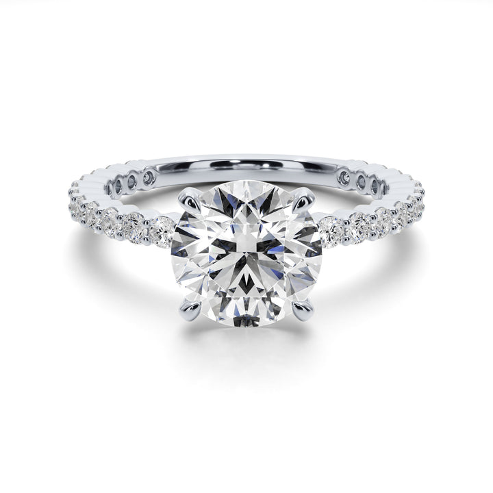Forever Sparkle Engagement Ring -  R1201 in Ring by 18 KARATS