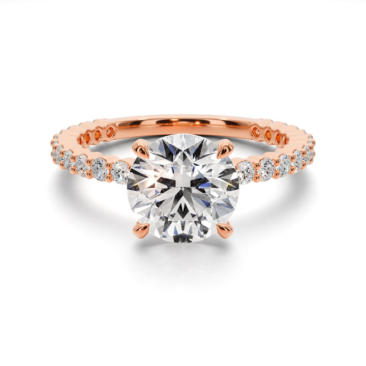 Forever Sparkle Engagement Ring -  R1201 in Ring by 18 KARATS
