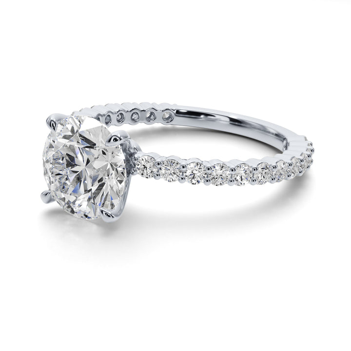 Forever Sparkle Engagement Ring -  R1201 in Ring by 18 KARATS