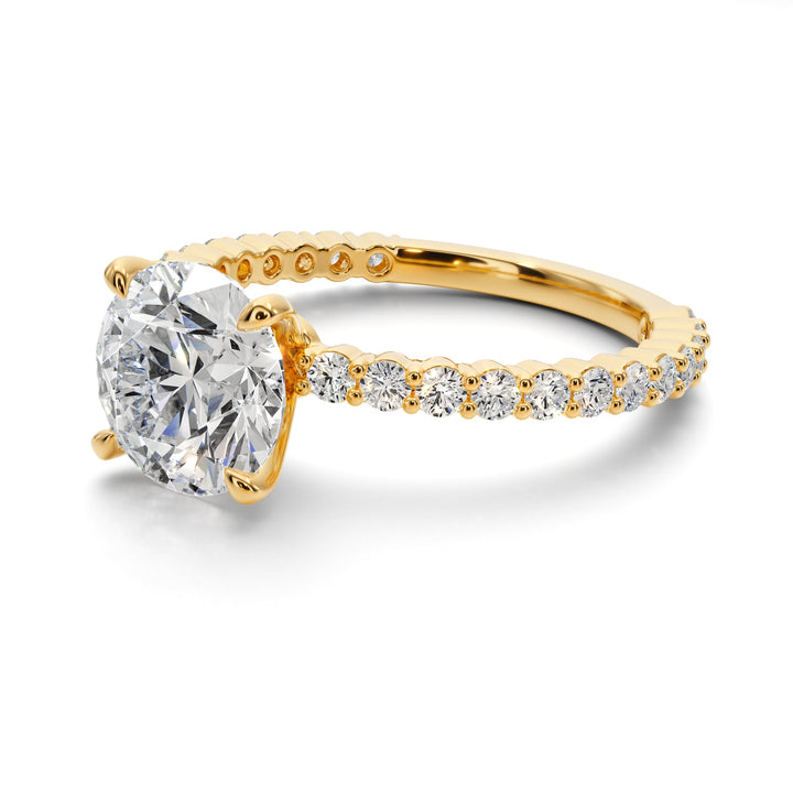 Forever Sparkle Engagement Ring -  R1201 in Ring by 18 KARATS