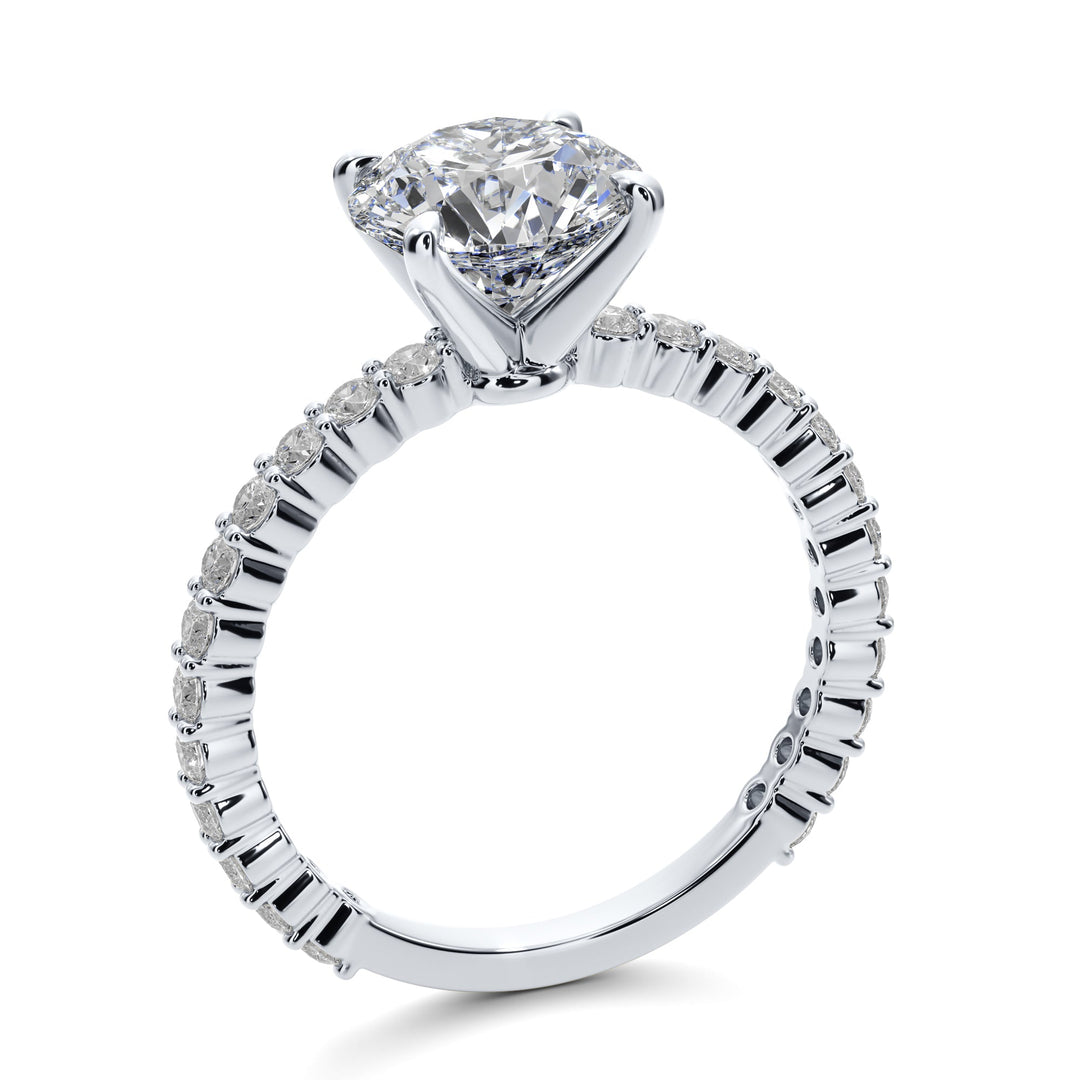 Forever Sparkle Engagement Ring -  R1201 in Ring by 18 KARATS
