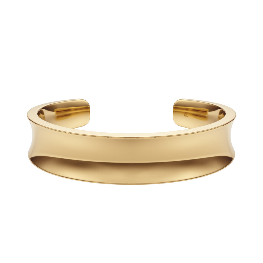 Gold Cuff Bangle - BC106 in Bracelet by 18 KARATS