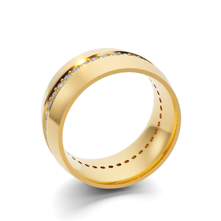 Golden Horizon Diamond Band - B1016 in by 18 KARATS