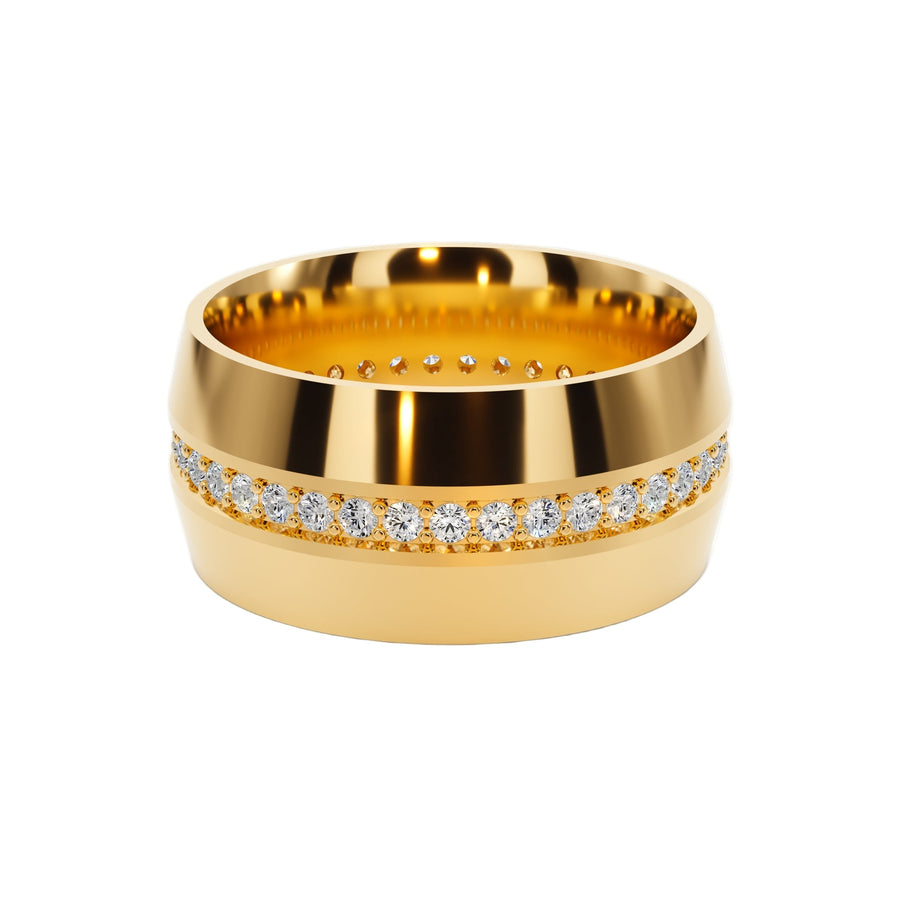 Golden Horizon Diamond Band - B1016 in by 18 KARATS