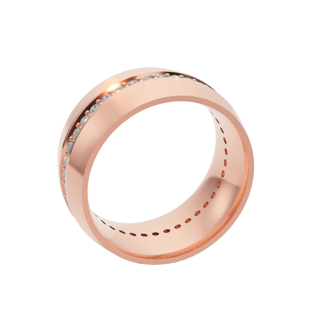 Golden Horizon Diamond Band - B1016 in by 18 KARATS