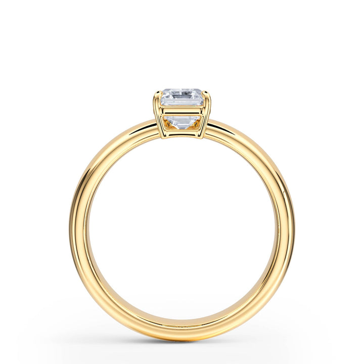 Hover Asscher Lab Diamond Ring - R1223 in Ready Rings by 18 KARATS INC.