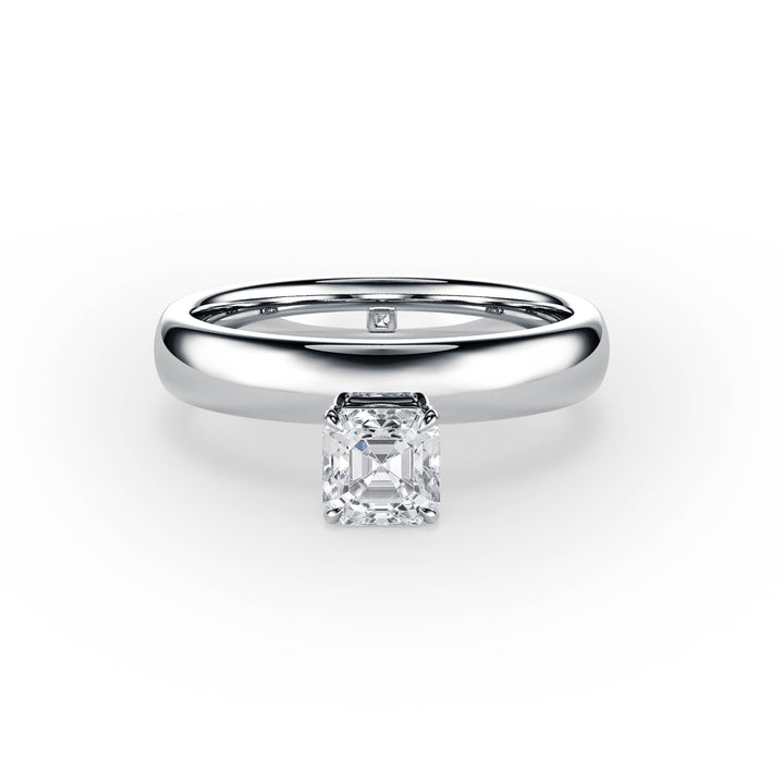 Hover Asscher Lab Diamond Ring - R1223 in Ready Rings by 18 KARATS INC.